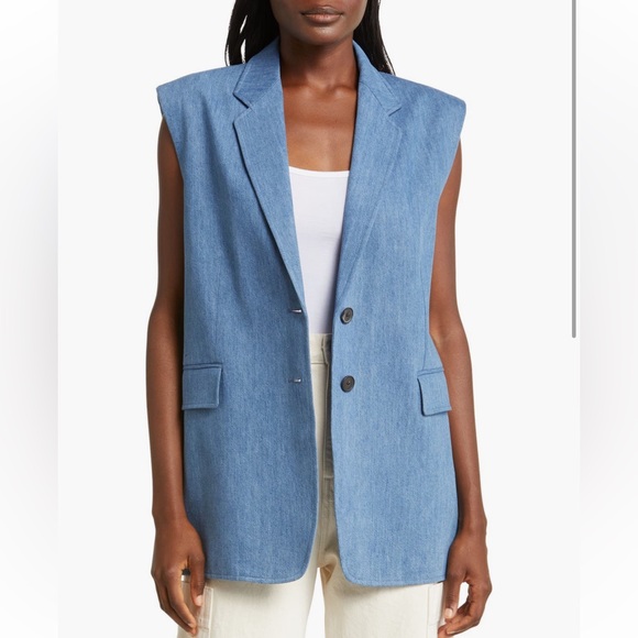 Frame oversized denim vest - Picture 4 of 4